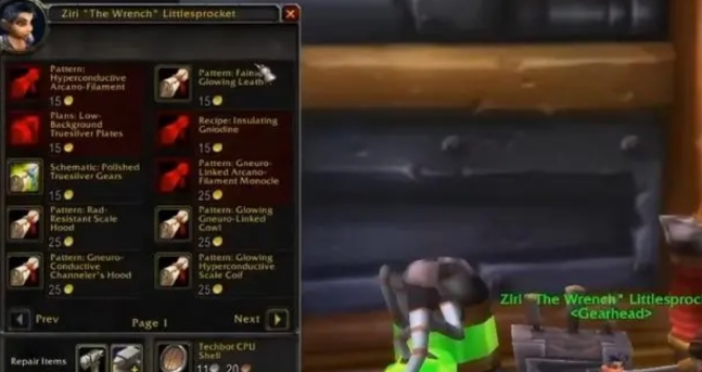 wow sod phase 2 profession items guide